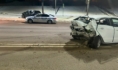 В аварии пострадали два человека.