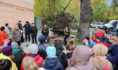 Памятный знак на месте бывшего Сада Пионеров.