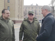 Александр Гусев передал технику и гуманитарный груз в ЛНР.