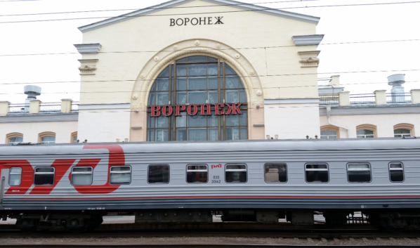 На ж/д вокзале в Воронеже.