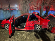 Авто попало в ДТП.