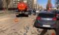 В аварии пострадал один человек.