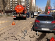 В аварии пострадал один человек.