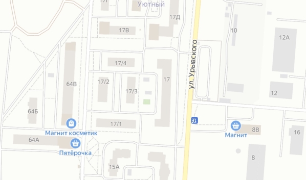 Участок около Урывского, 17.