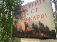 Берегите лес от пожара.