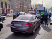 В аварии пострадал один человек.