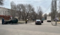 ИЖ перевернулся на крышу.