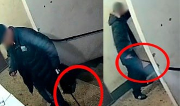 Нападение в лифте.