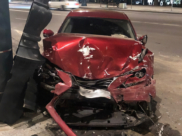 Пострадавшие ехали в Lexus.