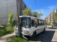 Место аварии с маршруткой.