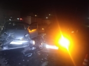 В аварии пострадали два человека.