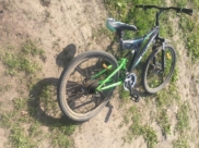 Велосипед после ДТП.