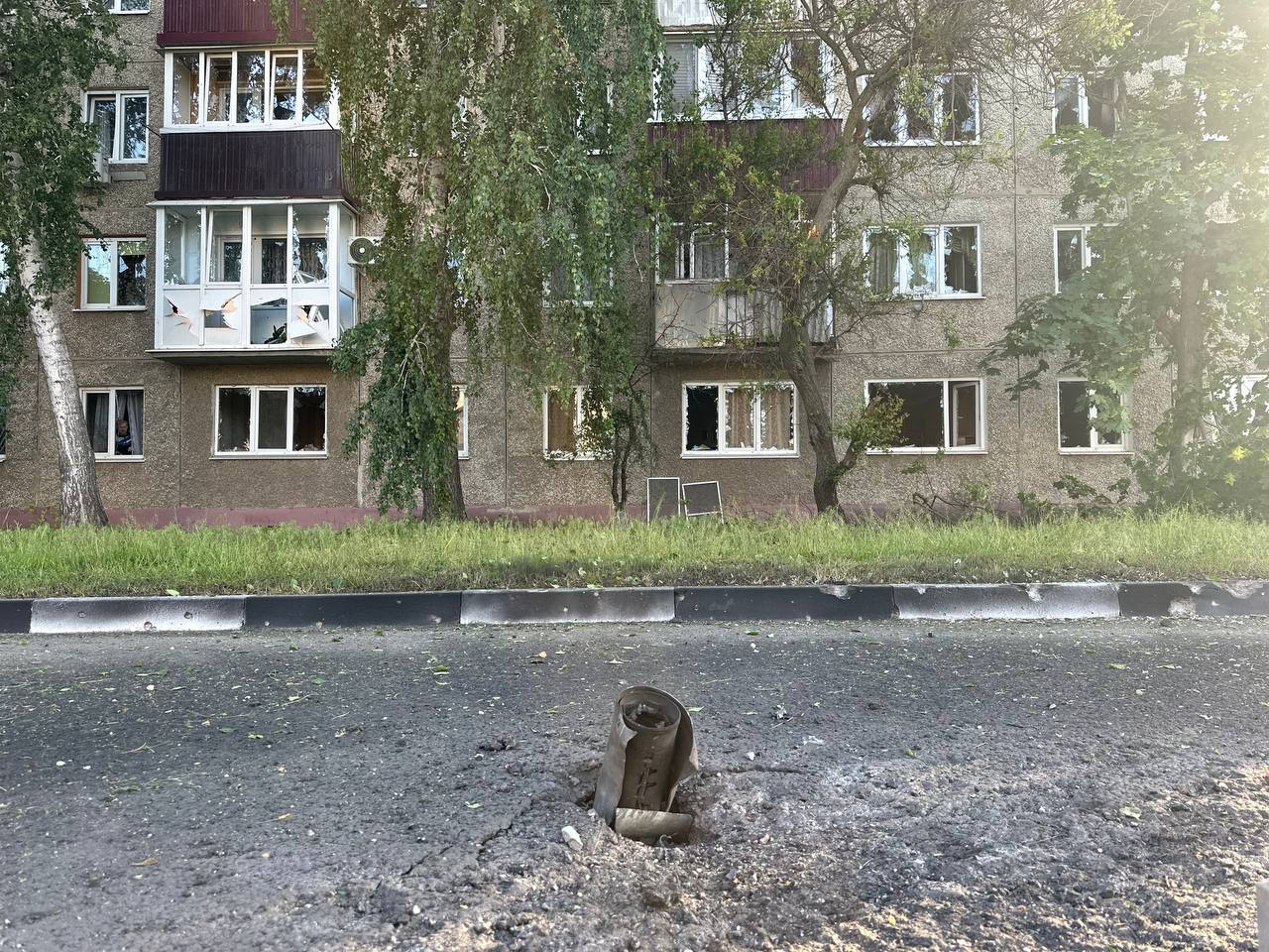 После обстрелов в Белгородской области.
