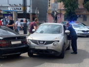 Nissan Juke сбил человека.