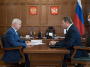 Встреча Александра Гусева с Николаем Щегловым.