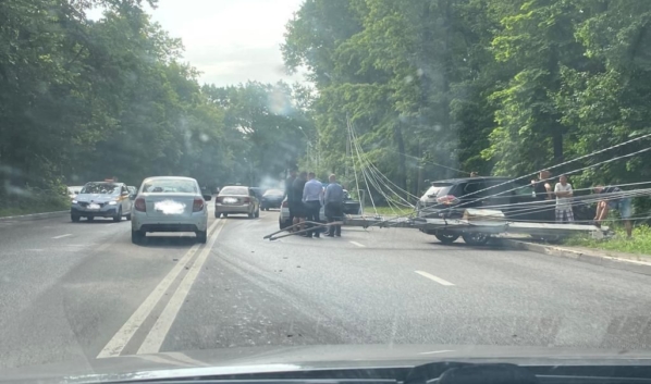 Авария на улице Ломоносова.