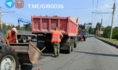 Работы на мосту.