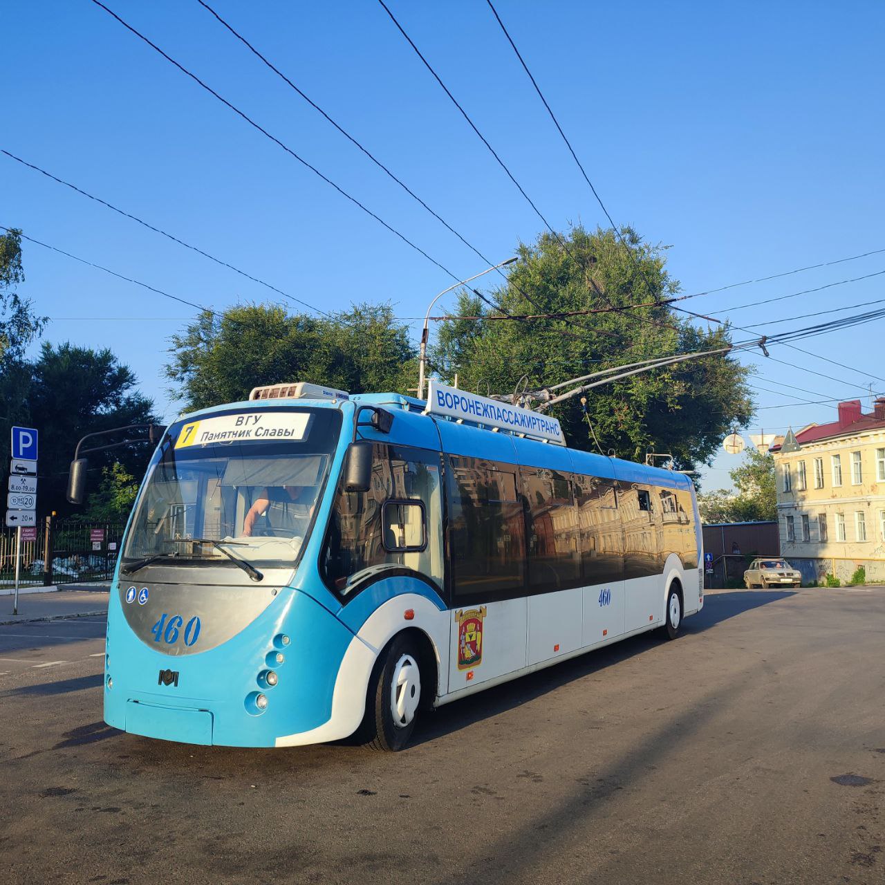 В Воронеже на маршруты №№7 и 99 сегодня вышли 8 бэушных белорусских  троллейбусов