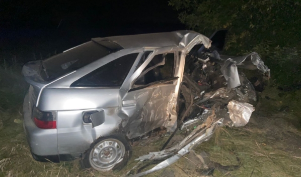 В соцсети опубликовали фото с места аварии около Пряжи, где погибли два человека
