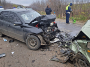 В аварии пострадали три человека.