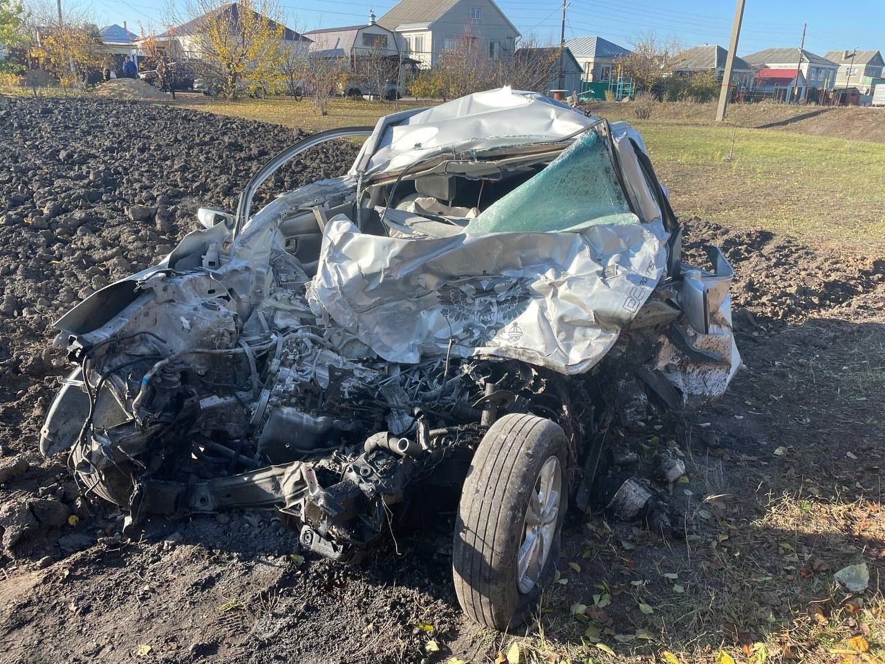 В Воронежской области водитель Hyundai погиб после ДТП с «КамАЗом»