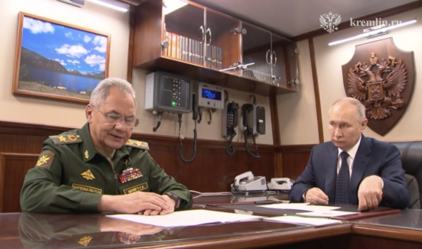 Сергей Шойгу, Владимир Путин.