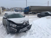 Два человека пострадали в этой аварии.