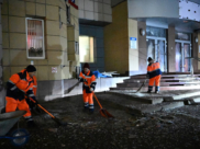 В Белгороде ликвидируют последствия обстрела.