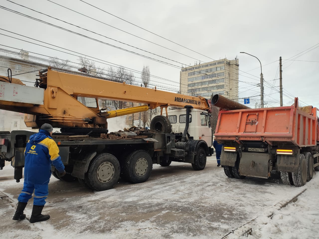 В Воронеже в мороз без отопления и горячей воды остались жители 12 улиц