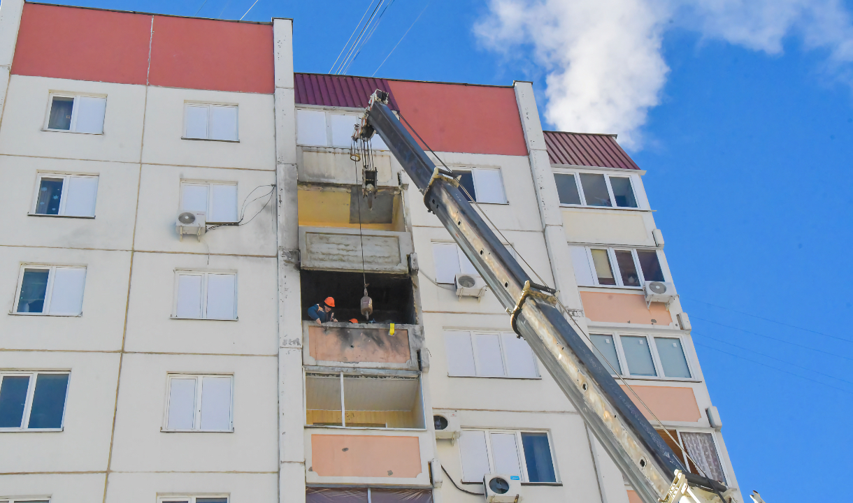 ДСК восстановит дома в Тепличном, пострадавшие от атаки БПЛА