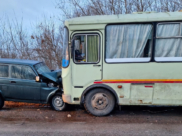 В аварии пострадал один человек.