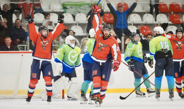 Команда Орловской области выиграла Чемпионат Черноземья по хоккею с шайбой.
