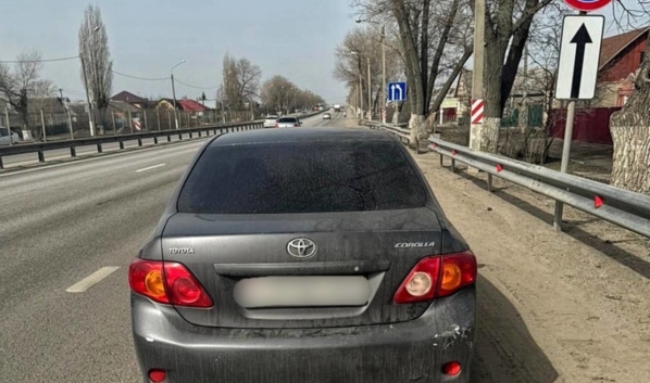 Поймали нарушителя ПДД.