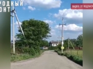 Часть улицы выровняли грейдером.