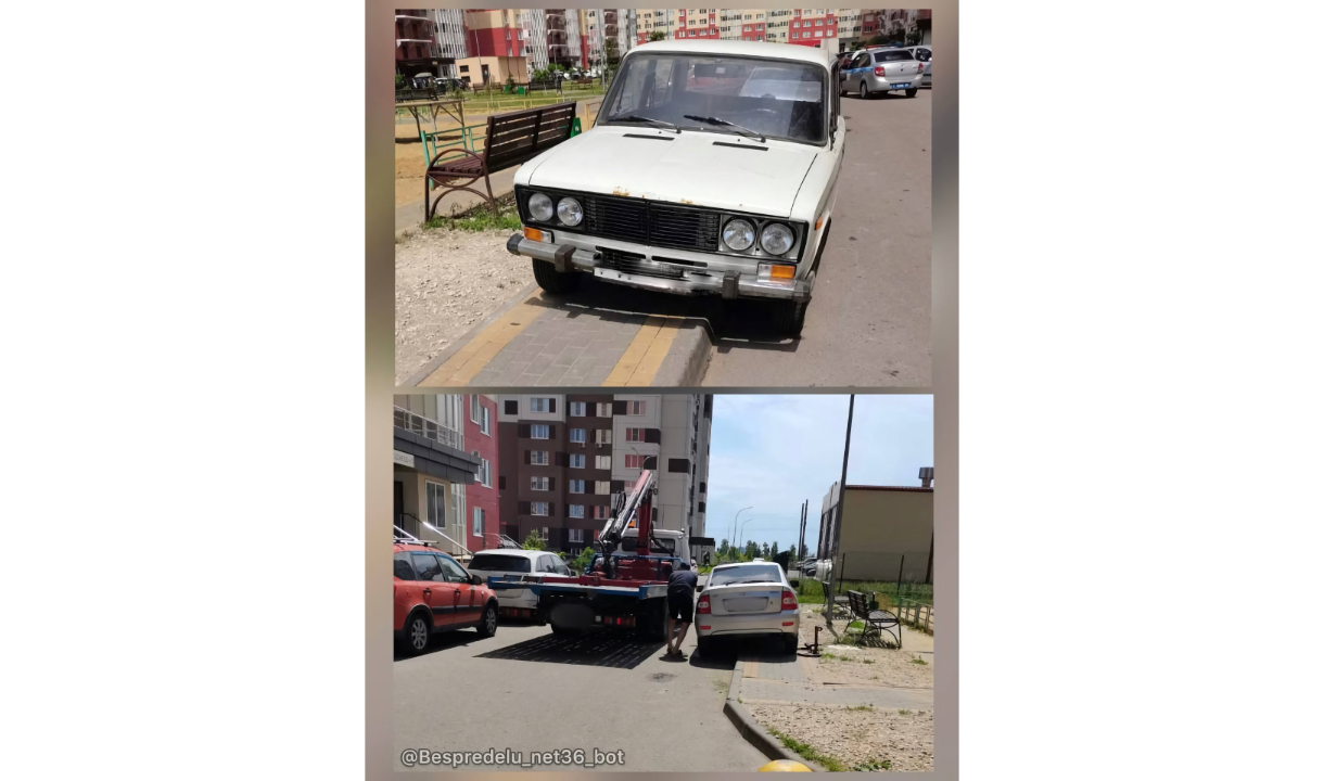 Под Воронежем ВАЗ и «Приору» эвакуировали после жалобы в чат-бот ГАИ