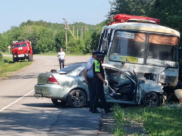 В аварии погиб водитель авто.