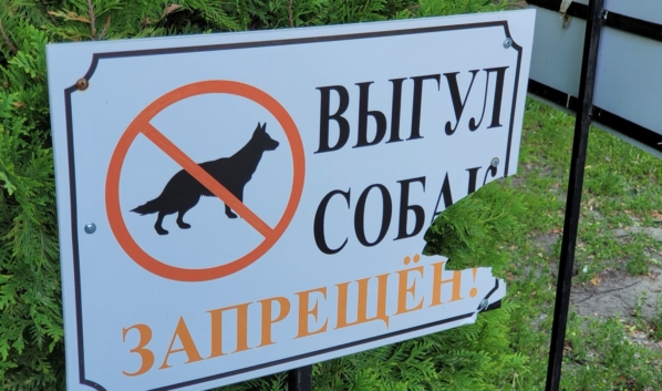 Воронежцы просят поставить таблички в парке.