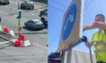 Островки безопасности на дороге.
