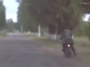 Байкера задержали полицейские.