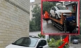 Иномарку эвакуировали.