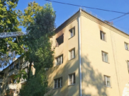 Горела эта квартира.