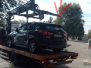 Иномарку эвакуировали.