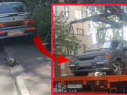 Машину эвакуировали.