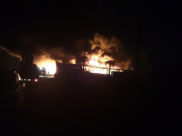 Пожар в Новоусманском районе.