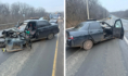 ВАЗ-2110 после ДТП.