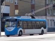 Троллейбус в Воронеже.