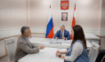 На прием пришел Александр Тактаулов.