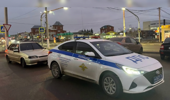 ГАИшники поймали нарушителя.