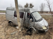 «ГАЗель» после аварии.