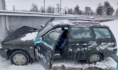 Легковушка после ДТП.